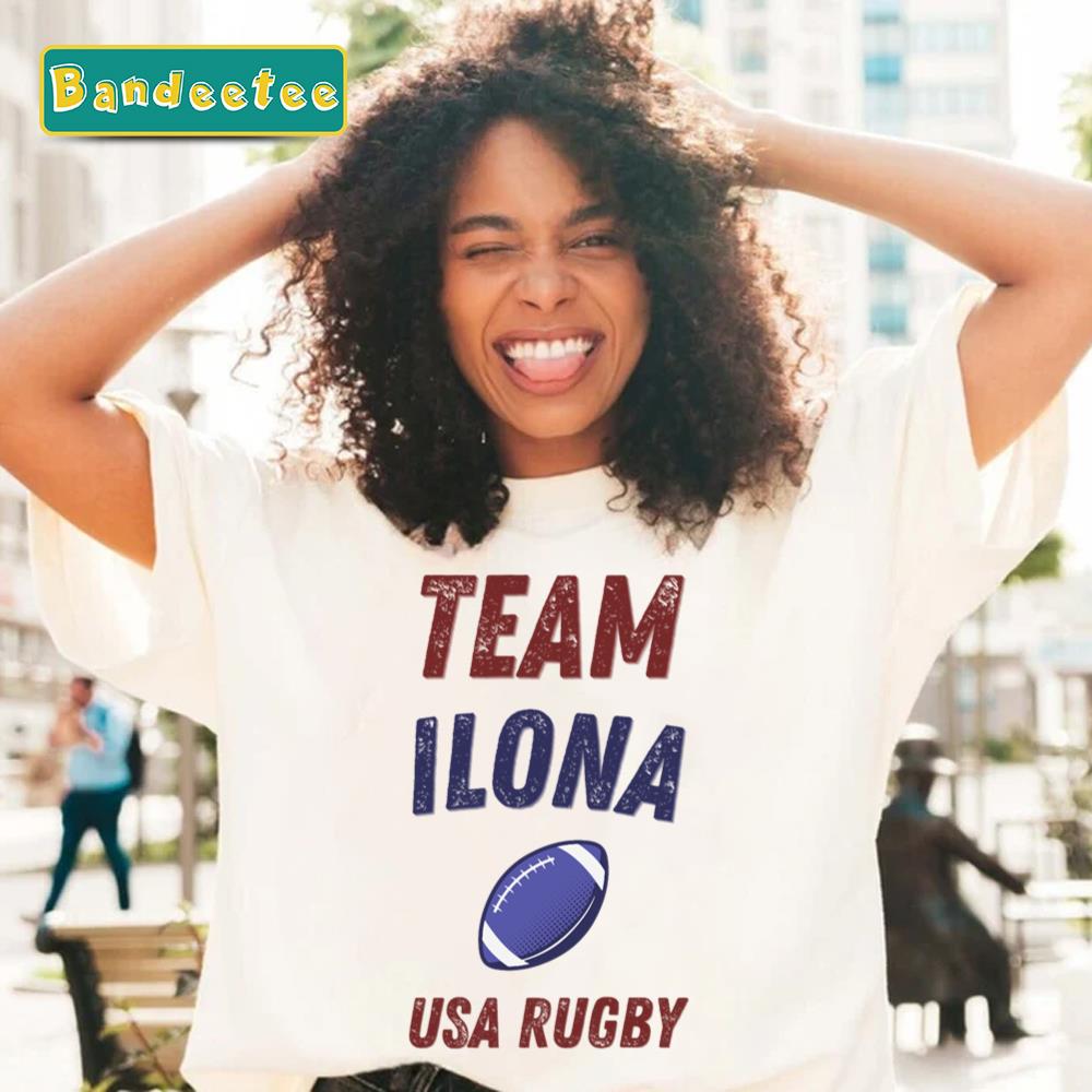 Team Ilona Maher Usa Rugby Distressed Football Unisex T-Shirt