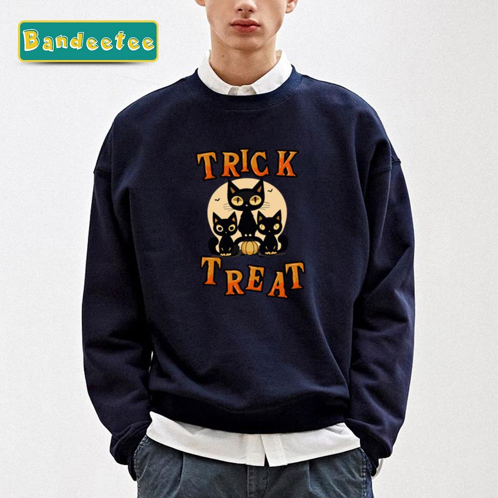 Trick Or Treat Text Art Unisex Sweatshirt