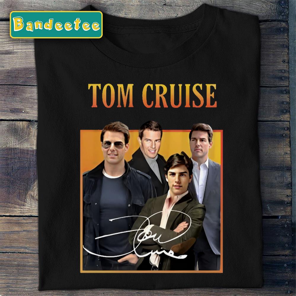 American Actor Signature Tom Cruise Unisex T-Shirt