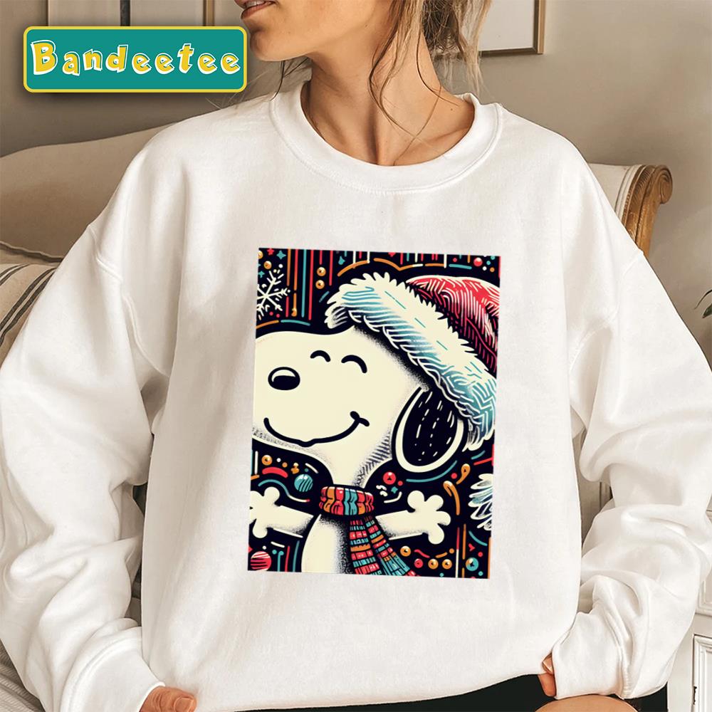 Canine Wonderland Festive Snoopy Christmas Unisex Sweatshirt