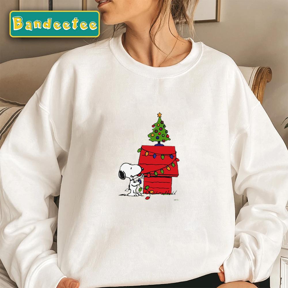 Christmas House Lights Snoopy Christmas Unisex Sweatshirt