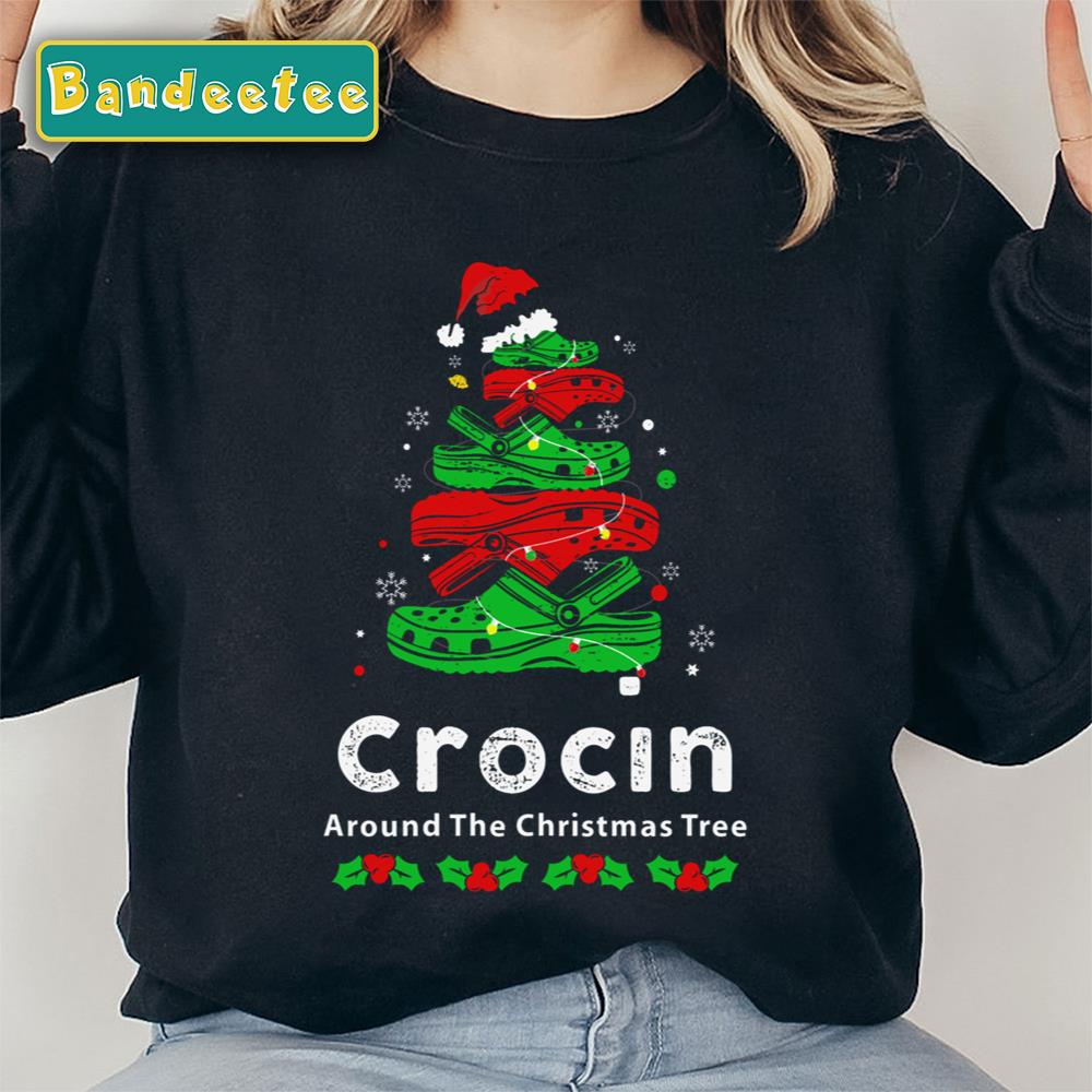 Crocin Around The Christmas Tree Unisex Sweatshirt