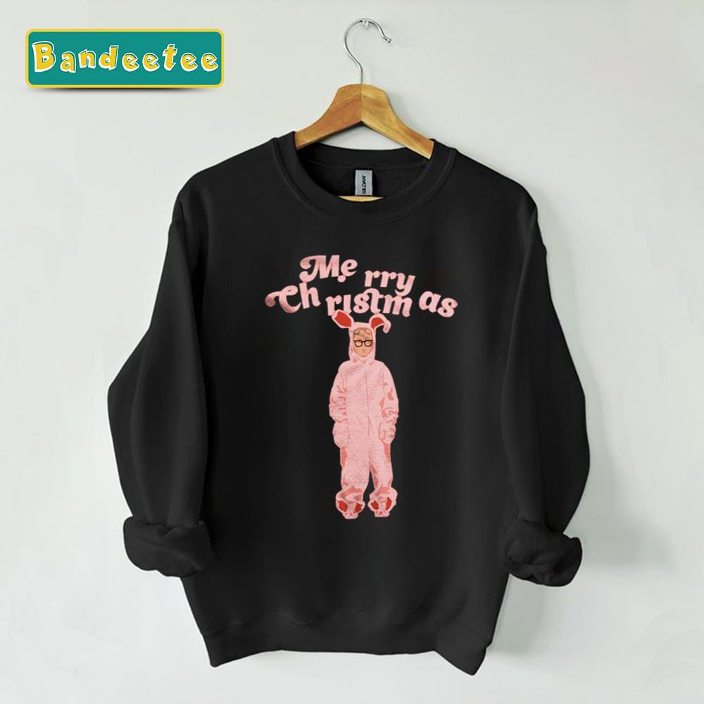 Funny Pink Costume In A Christmas Story Unisex Sweatshirt