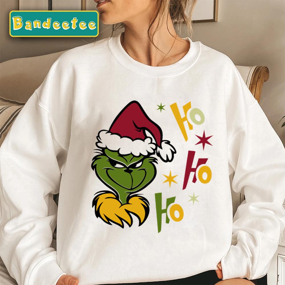 Ho Ho Ho Laughing Grinch Christmas Unisex Sweatshirt