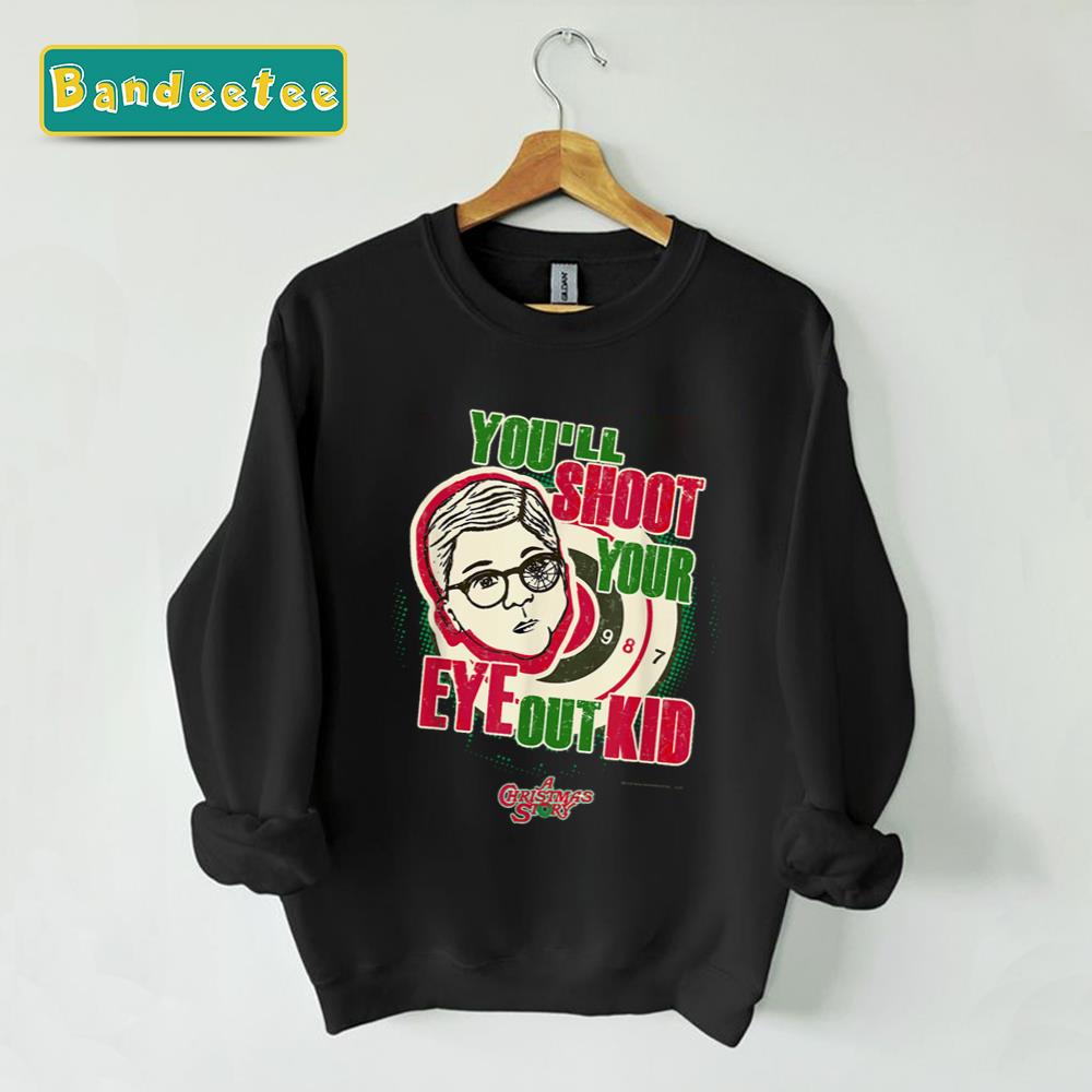 Retro 80s Art A Christmas Story Retro Unisex Sweatshirt