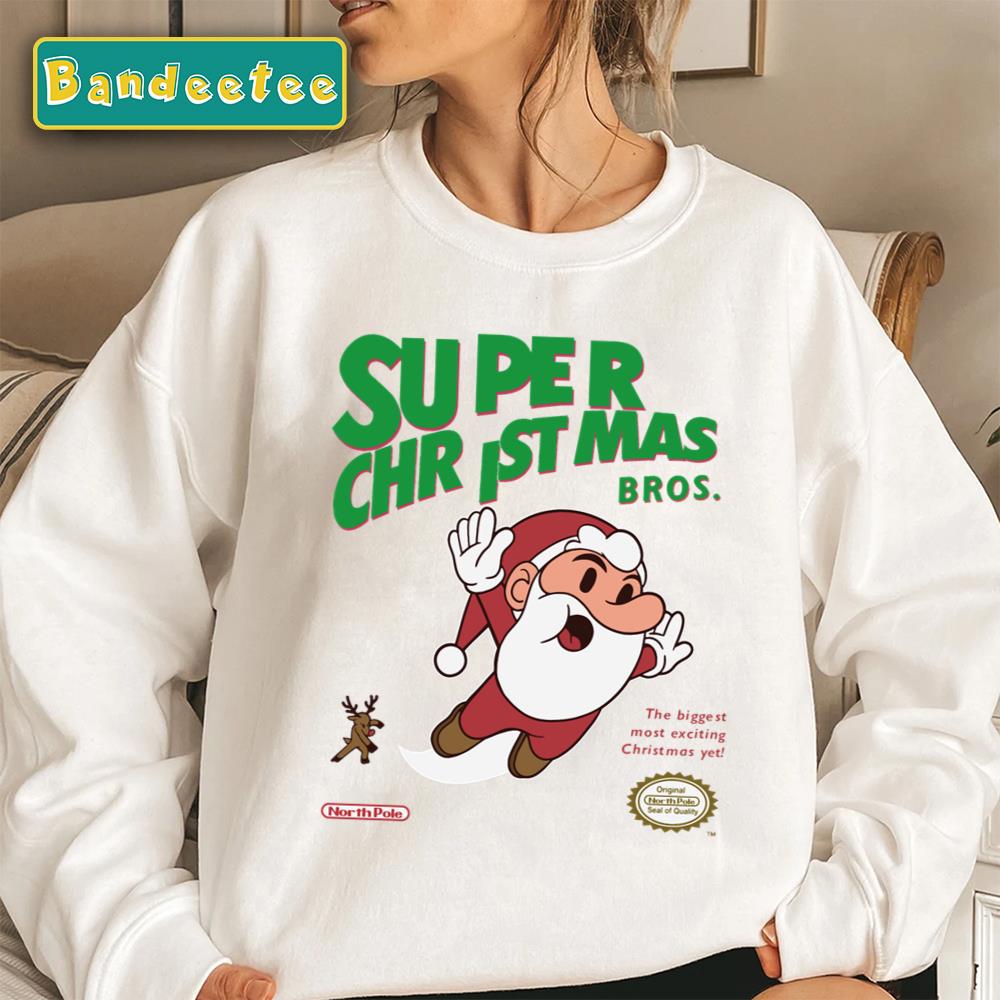 Super Christmas Bros Mario Unisex Sweatshirt