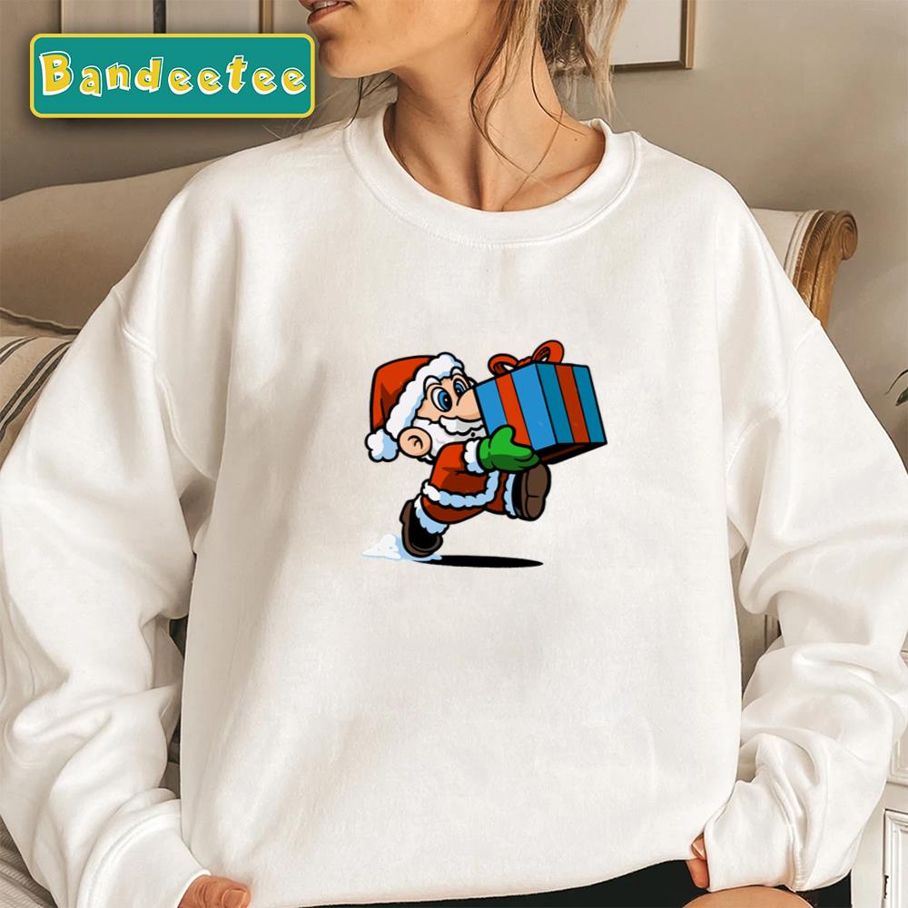 Super Santa Super Mario Christmas Unisex Sweatshirt