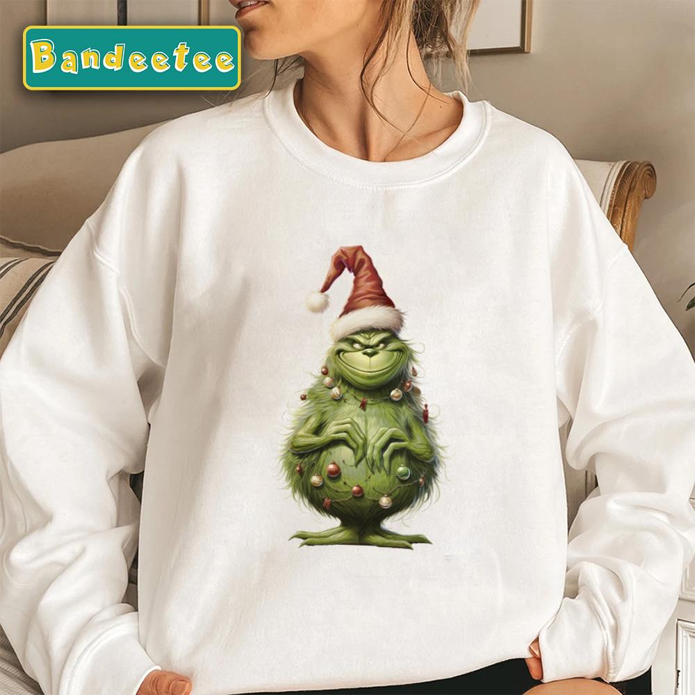 The Grinch Cat With An Angry Face Unisex Sweatshirt