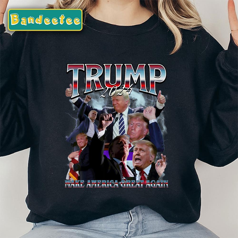 Trump America Great Again Collage New President Unisex Sweatshirt