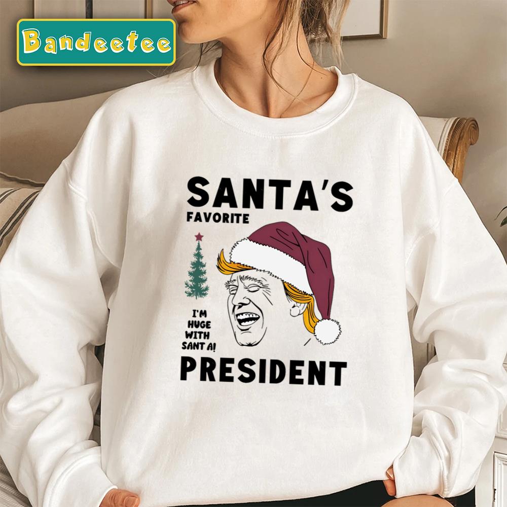 Trump Christmas Santa’s Favorite President Unisex Sweatshirt